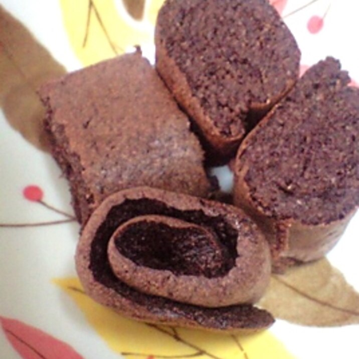 卵焼き器で手軽に おからココアケーキ 低糖質 レシピ 作り方 By 糸楊枝 楽天レシピ